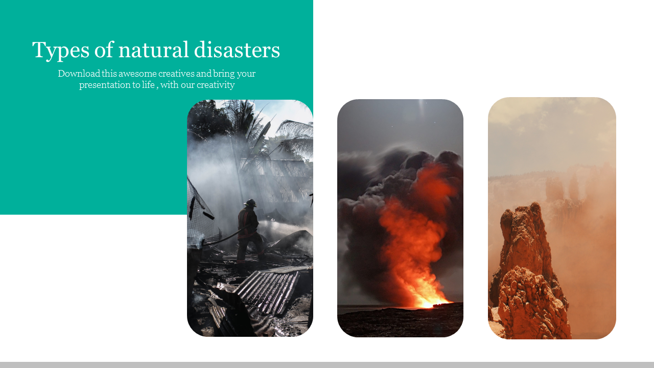 Types of natural disasters powerpoint
